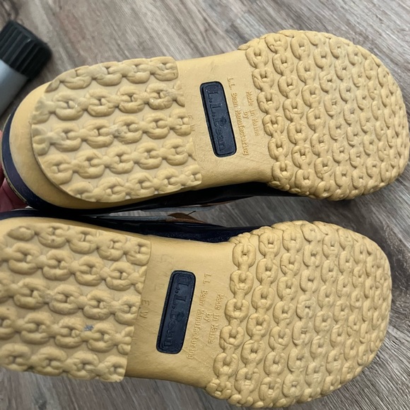L.L.Bean Waterproof Bean Boot Moc Low duck 9 - Picture 7 of 8
